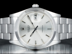 Ролекс (Rolex) Oysterdate Precision 34 Argento Oyster Silver Lining Dial 6694